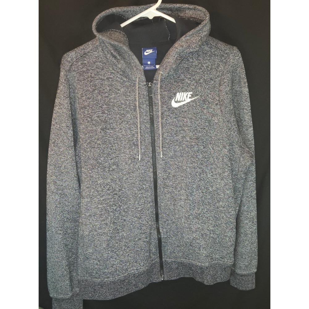 Nike Full Zip Hoodie Vintage Gray‎ Women's Sweatshirt Athletic Sportswear